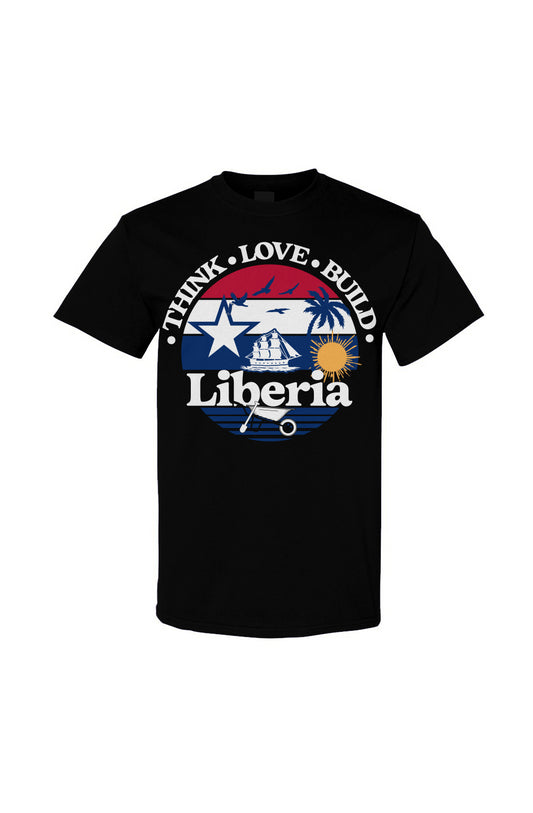 Think Love Build Liberia Graphic tee - Black