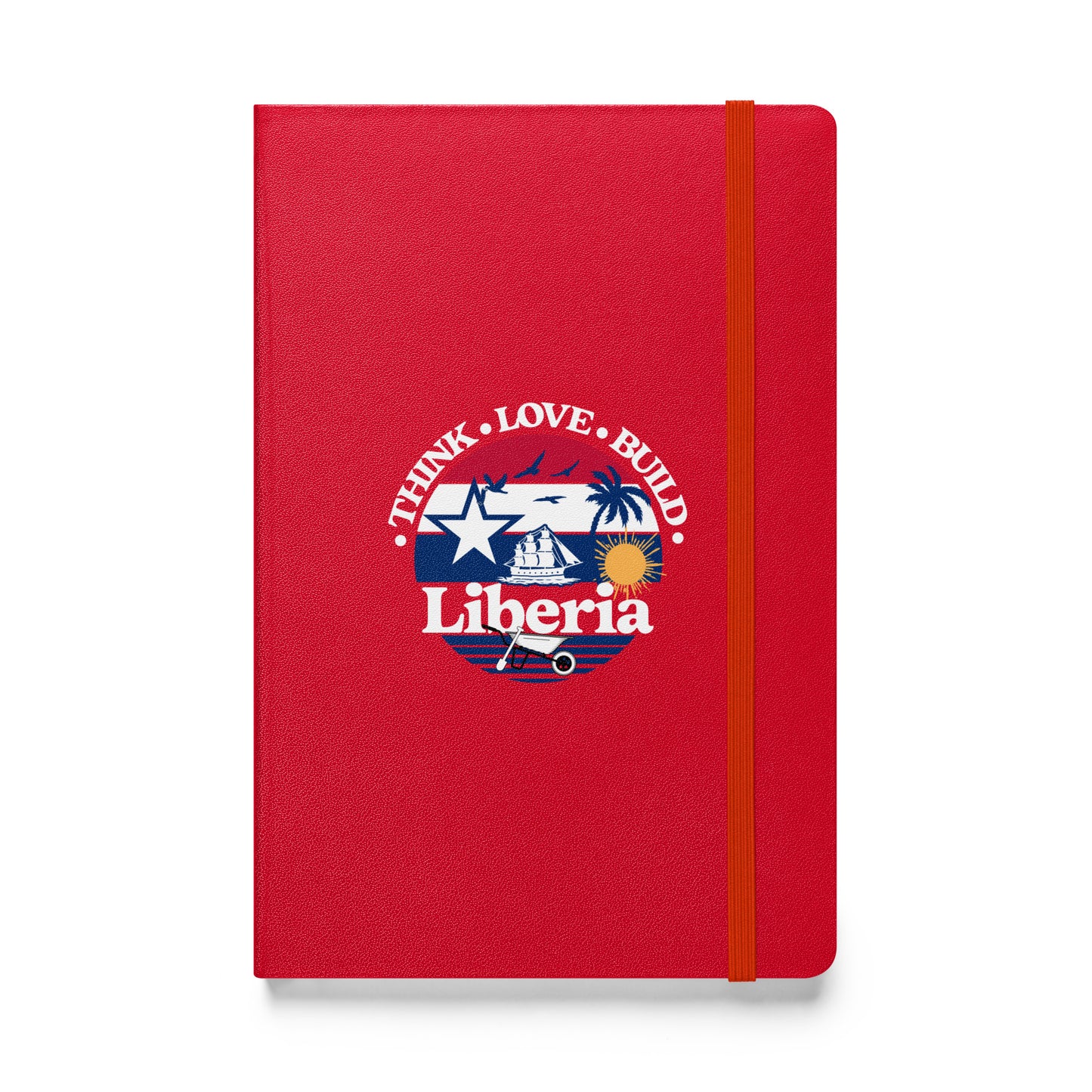 Hardcover bound notebook